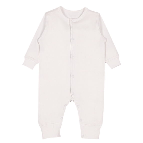 WRKEKC Toddler Bodysuit Pure Cotton Lightweight Long Sleeve Long Pants Round Neck Romper in Candy Color Loungewear for 3-18 Months