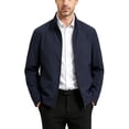 thumbnail image 1 of WRKEKC Windbreaker Jackets for Men Stand Collar Zip Up Lightweight Wind Resistant Casual Jacket for Spring Fall Daily Wear, 1 of 5