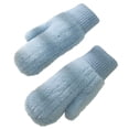 thumbnail image 1 of WRKEKC Winter Gloves Unisex Fuzzy Knitted Full Finger Fleece Lined Gloves for Men and Women Outdoor Windproof Warm Thick Adult Mitten Wear, 1 of 7