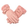 thumbnail image 1 of WRKEKC Winter Gloves for Women Solid Color Fleece Lined Touchscreen Cold Proof Warm Gloves for Women Fall Winter Daily Use, 1 of 5