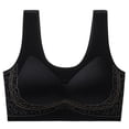 thumbnail image 1 of WRKEKC Wireless Bras for Women Satin Push Up Breathable Bra for Comfortable Everyday Wear and Support, 1 of 2