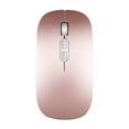 thumbnail image 1 of WRKEKC Wireless Mouse 2.4GHz Wireless Optical USB Gaming Mouse 1600DPI Rechargeable Mute Mice for PC Rose Gold, 1 of 2
