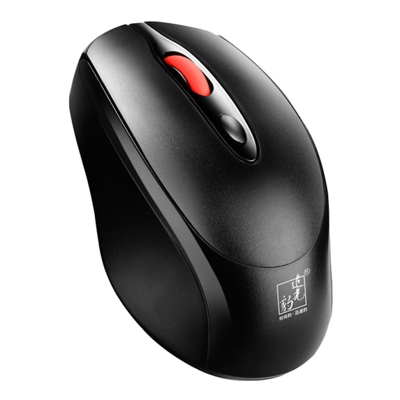 WRKEKC Wireless Mouse 361 Rechargeable Wireless Mouse Notebook Desktop Mobile Phone Tablet Home Office Black