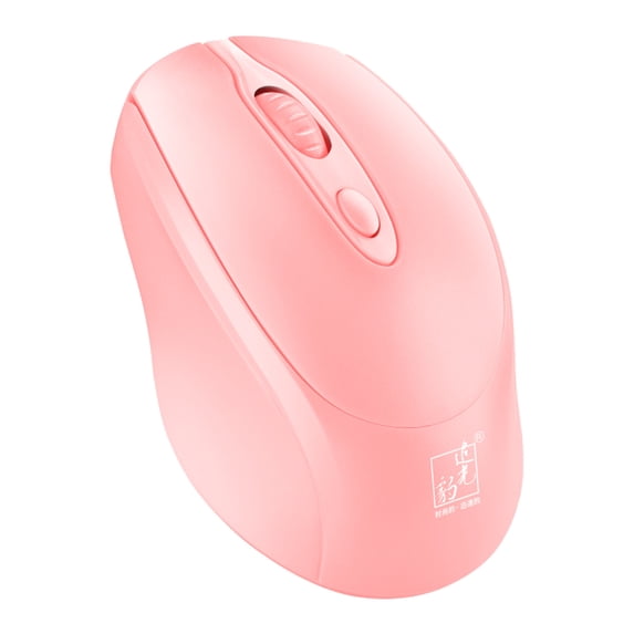 WRKEKC Wireless Mouse 361 Rechargeable Wireless Mouse Laptop Desktop Mobile Phone Tablet Home Office Pink