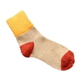 thumbnail image 1 of WRKEKC Women's Crew Wool Socks Wool Blend Color Block Design Mid Calf Socks for Fall Winter Thickened Warmth and Daily Comfort, 1 of 3