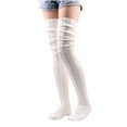 thumbnail image 1 of WRKEKC Women's Knee High Slouchy Socks Solid Color Wool Blend Warm Over The Knee Socks for Winter Fall Cozy Casual and Leisure Wear, 1 of 5