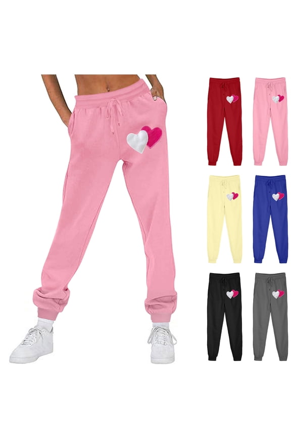 Women's Printed Sweatpants Elastic Waist with Functional Drawstring and Multiple Pockets Lounge Casual Pants Loose Fit Wide Leg Comfort Design for Daily Activities and Relaxation