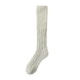 thumbnail image 1 of WRKEKC Women's Winter Warm Crew Socks Soft Thickened Home Floor Socks Multiple Solid Colors for Cozy Sleep and Leisure Wear, 1 of 3