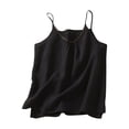 thumbnail image 1 of WRKEKC Womens Cami Tank Tops Solid Color Neck Embroidery Thin Strap Sleeveless Tank Top for Daily Styling Layering and Casual Looks, 1 of 3