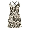 thumbnail image 1 of WRKEKC Womens Flannel Pajamas Sets Leopard Print Adjustable Cami Ruffle Trim Sleepwear Set for Women Home Loungewear Trendy Choice, 1 of 5