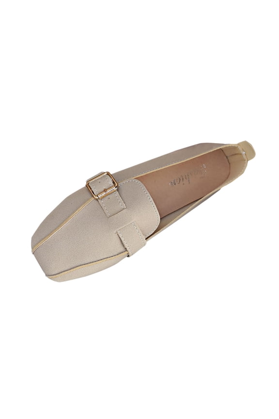 Womens Loafers Bean Shoes Breathable Solid Square Toe Closed Toe Flat Sole Soft Sole Shoes for Ladies