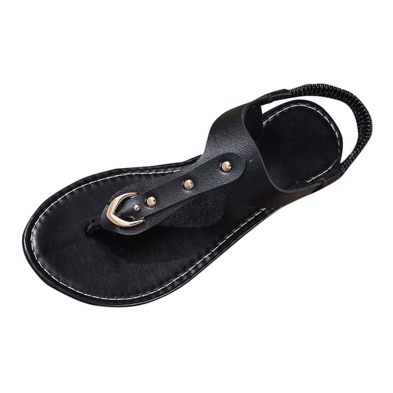 WRKEKC Womens Sandals Toe Post Flat Casual Footwear Spring Summer Shoes for Women Beach Outdoor Wear