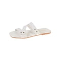thumbnail image 1 of WRKEKC Womens Slippers Wide Width Open Toe Round Toe Flat Beach Slides Casual Comfortable Spring Summer Quality Footwear, 1 of 9