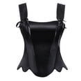 thumbnail image 1 of WRKEKC Womens Tank Tops Sequin Solid Color Front Buckle Bustier V-Neck Sleeveless Slim Fit Summer Party Top, 1 of 8