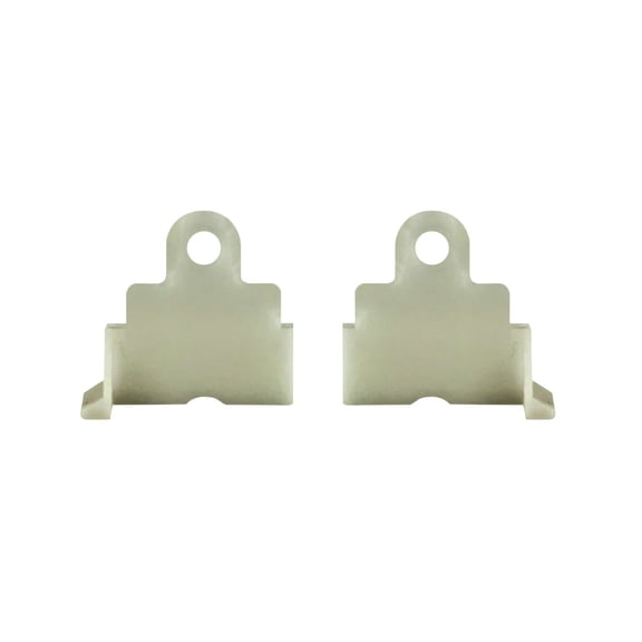 WRS 1-1/16" Left & Right Hand Sash Guide Set - White