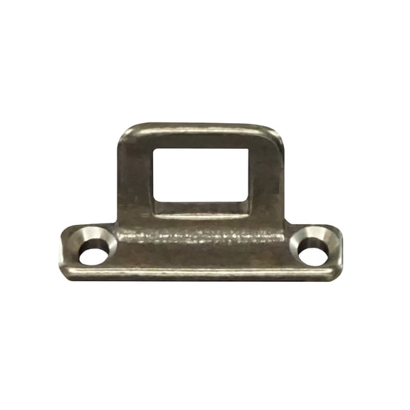 WRS 1-1/2" Countersunk Spring Catch Keeper - White Bronze