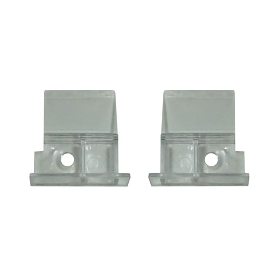WRS 1-3/8" Left & Right Hand Vent Clip/Sash Guide Set - Clear