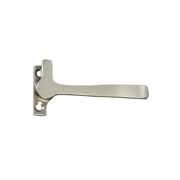 WRS 1.375" Left Hand Project-Out Handle with Flat Face - White Bronze