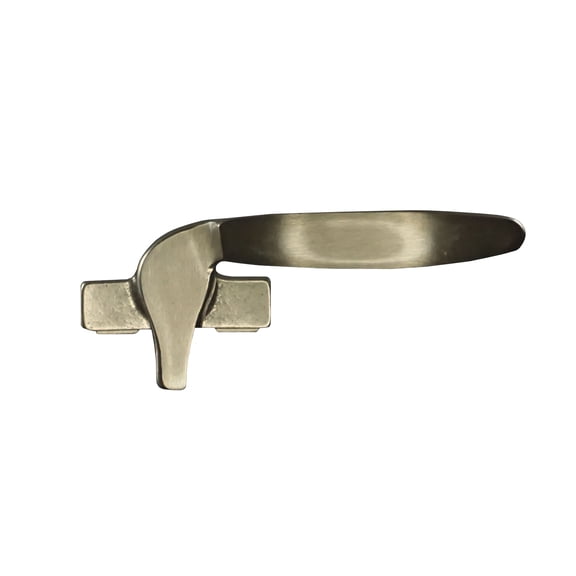 WRS 1.375" Right Hand Angle Base Project-Out Cam Handle - White Bronze
