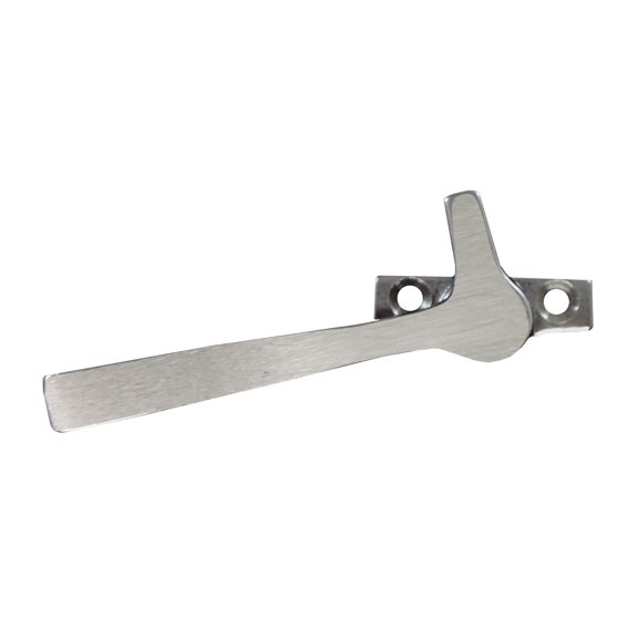 WRS 1.375" Right Hand Project-Out Handle with Flat Face - White Bronze