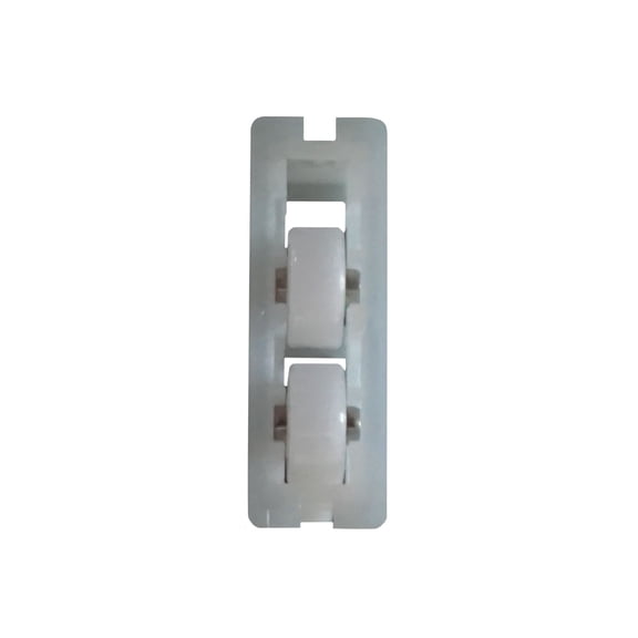 WRS 1-5/8" Sliding Window Roller - Nylon Housing, Flat Nylon Wheels