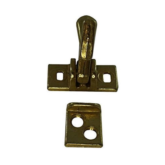 WRS 15/16" Elbow Latch with Keeper - Brass