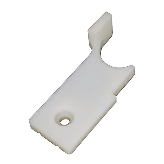 WRS 2-1/2" White Sash Guide - Left Hand