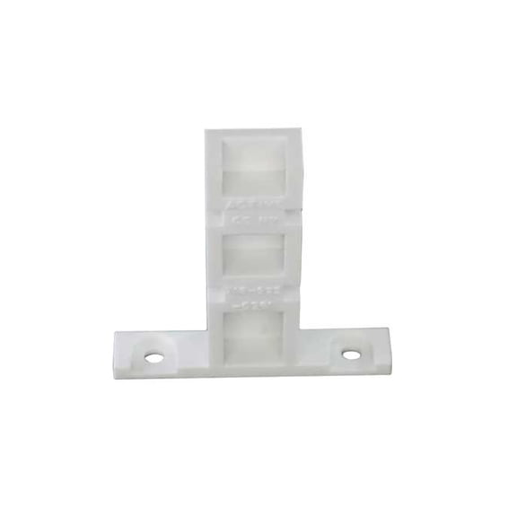 WRS 2-1/8" Sash Guide - White Transom Connector