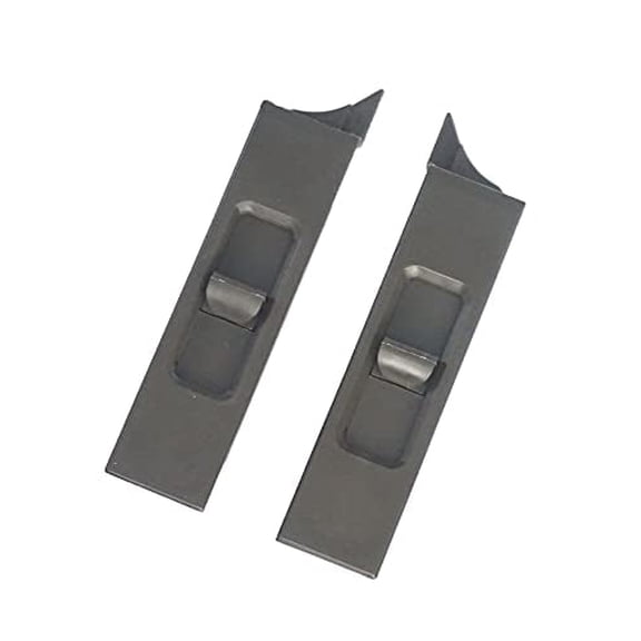 WRS 2-21/32" Left & Right Hand Tilt Latch Set - Dark Brown