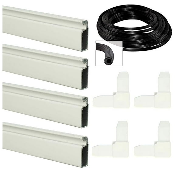 WRS Window Screen Frame Kit - White, 36" x 36"