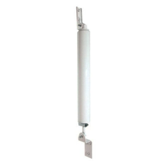 WRS 9" White Pneumatic Screen Door Closer - Light Duty