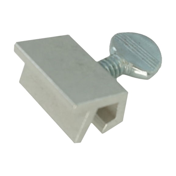 WRS Aluminum Thumbscrew Sliding Window Track Lock - Mill Finish
