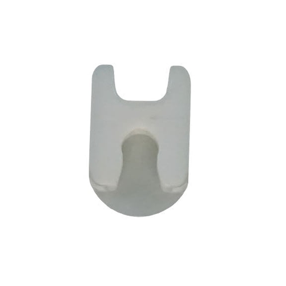 WRS Monarch 1" Bi-Fold Door Cap - White Plastic