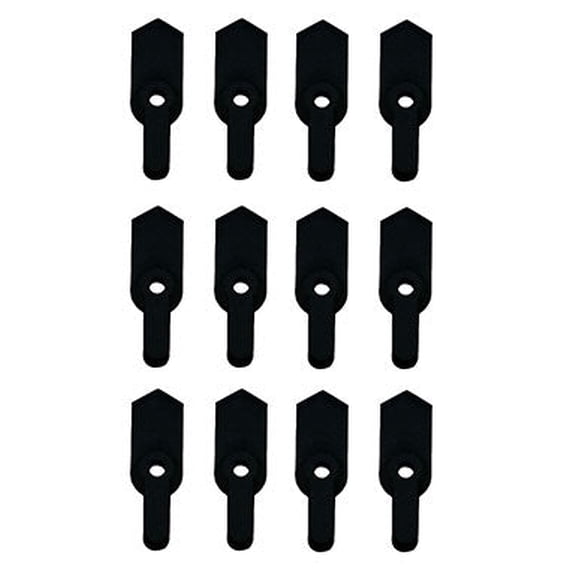 WRS Black Flush Mount Screen Pointer Latch- 12 Pack