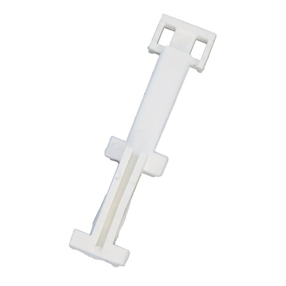 WRS Lower Slide Guide/Sash Latch - White