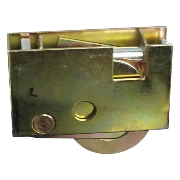 WRS Pella Old Style Steel Patio Door Roller - 1-1/2" Concave Wheel