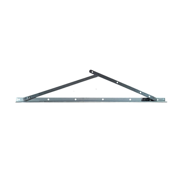 WRS Truth Hardware Left Hand Concealed Awning Hinge - 10" Stainless Steel