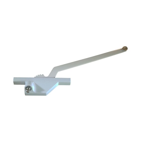 WRS Truth Left Hand 9-1/2" Single Arm Operator, Rear Mount - White
