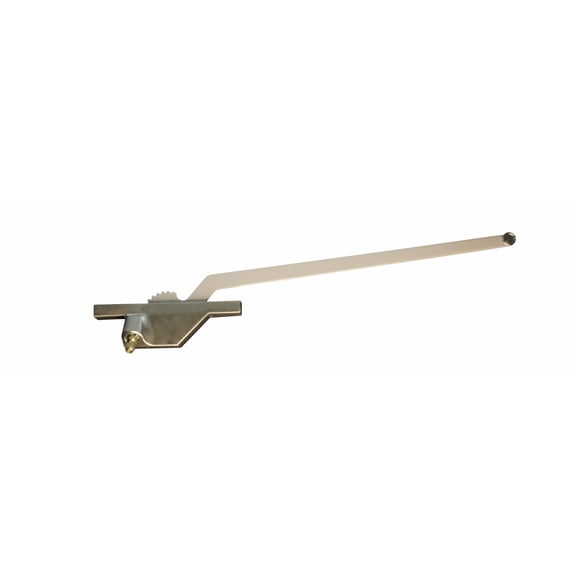 WRS Truth Left Hand Rear Mounted Single Arm Casement Operator, 13-1/2" Arm - Brushed Nickel