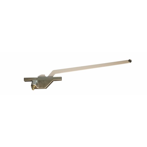 WRS Truth Left Hand Rear Mounted Single Arm Casement Operator, 13-1/2" Arm - Brushed Nickel