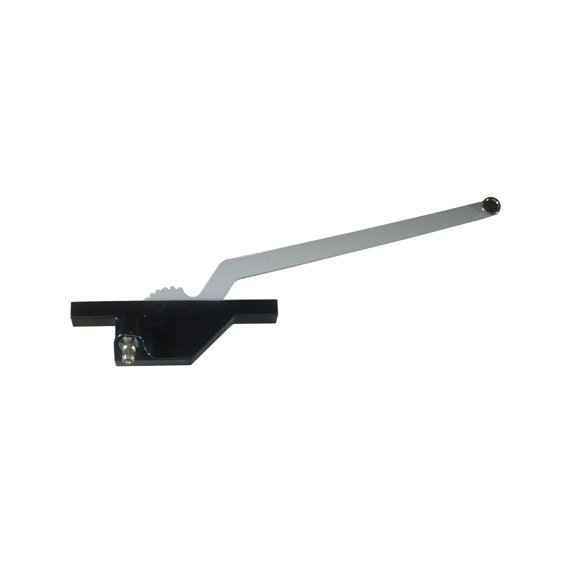 WRS Truth Left Hand Single Arm Operator 9-1/2", Rear Mount - Black