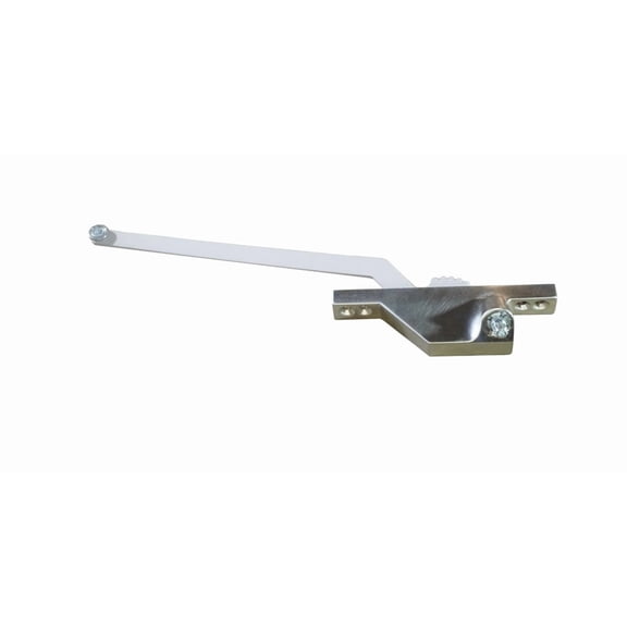 WRS Truth Right Hand, Single Arm Casement Operator, 9-1/2" Front Mount - Brushed