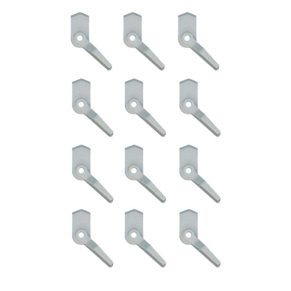 WRS White Flush Mount Screen Swivel Latch - 12 Pack