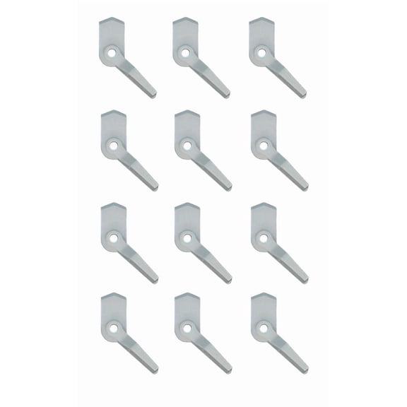 WRS White Flush Mount Screen Swivel Latch - 12 Pack