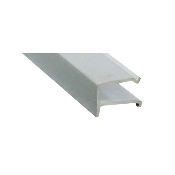 WRS White Snap-In Rigid Glazing Bead - 6 Ft Stick