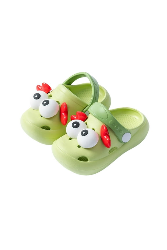 Baby Boys Girls Clogs Slippers Toddler On Lightweight Sandals Shockproof Girls Summer Pool Beach Shoe 5.5-6 Years #Green