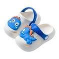 thumbnail image 1 of WRTFVZA Baby Boys Girls Slippers Size 4.5-5 Years Clogs Toddler Slip On Lightweight Sandals Shockproof Girls Summer Pool Beach Shoe #Blue, 1 of 5
