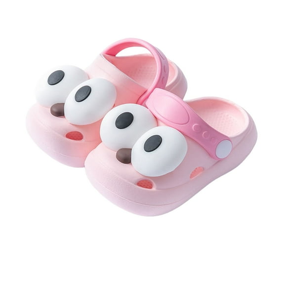 WRTFVZA Boys Girls Clogs Summer Water Sandals Slip On Lightweight Garden Shoes for Toddlers and Kids 4.5-5 Years #Pink