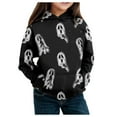 thumbnail image 1 of WRTFVZA Child Toddler Boys Girls Halloween Long Sleeve Letter Prints Warm Hoodie Pullover Tops Kids Sweat With Pumpkin Print Clothes, 1 of 2
