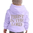 thumbnail image 1 of WRTFVZA Grey Hoodie for Boys, Trust In The Lord Youth Hoodie Oversized Sweatshirt (Big & Tall, Purple, 12-13 Years), 1 of 7